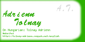 adrienn tolnay business card